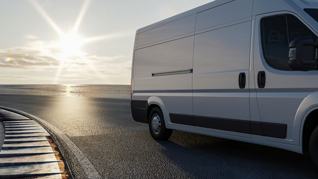 Vehicle Tracking Delivery Van